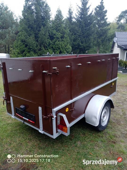 Sprzedam Przyczepkę samochodową Dmc 750 Rok produkcji 1991 Burtowe i plandeki wielkopolskie Opatówek