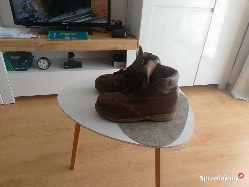 Sprzedam buty skórzane brązowe jesienno zimowe Ełk sprzedam