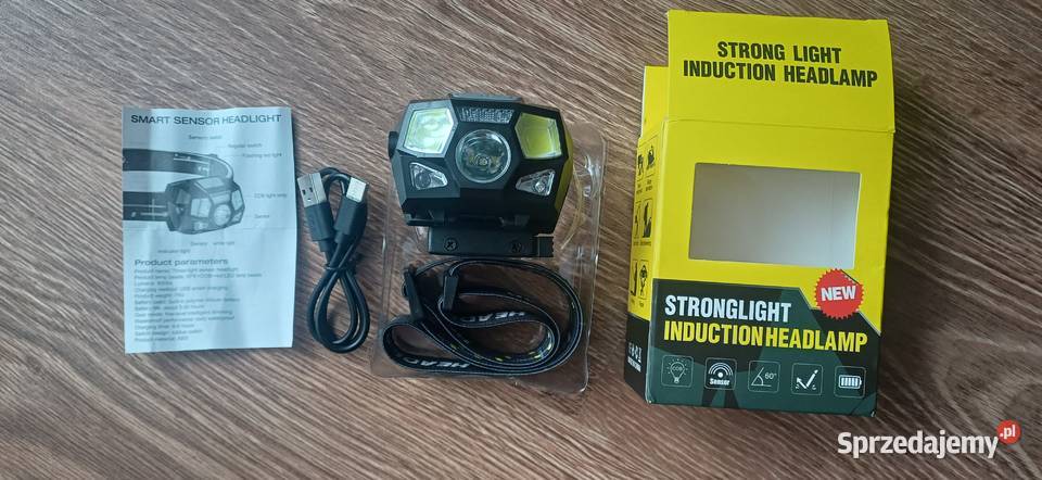 Wodoodporna taktyczna lampka czołowa LED do MICH Reda