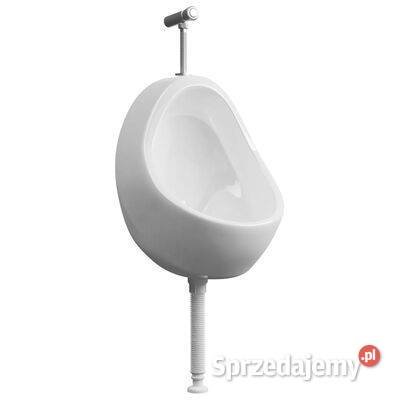 Pisuar wiszący z zaworem spłukującym ceramiczny Warszawa