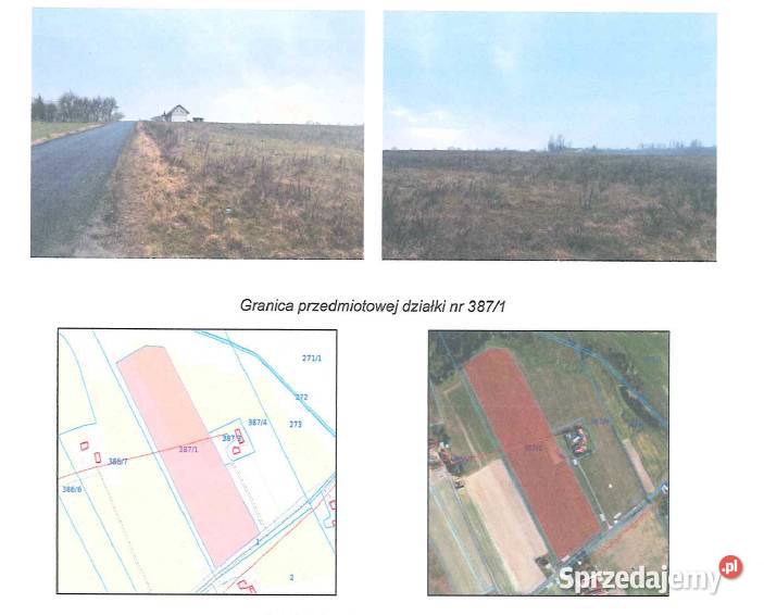 syndyk sprzeda grunty orne dz 3871 położona w Radomin