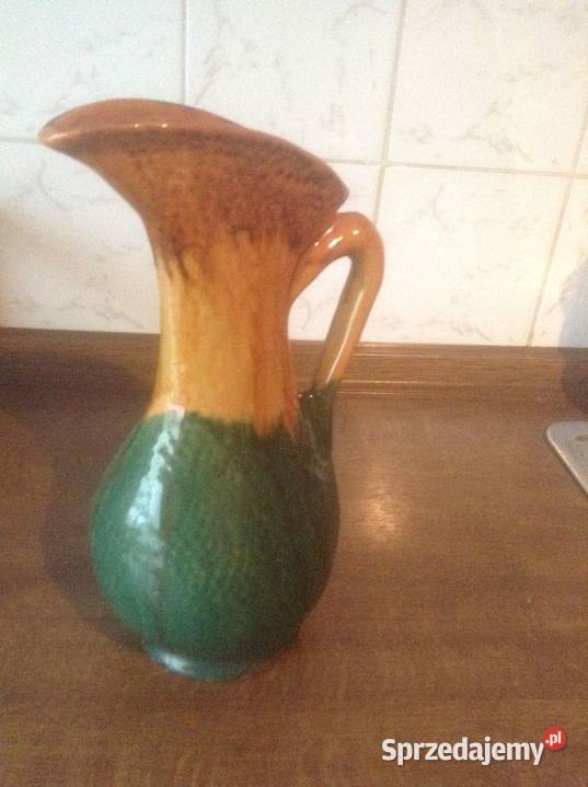 Wazonik fajansowy ręcznie malowany lata 7080 Porcelana i szkło Opole sprzedam