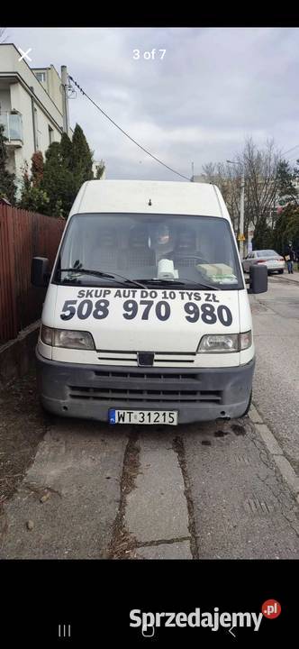 Dostawczak peugeot boxer mazowieckie Piastów sprzedam
