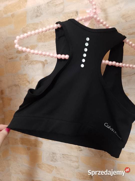 42XL Calvin Klein Ekskluzywny czarny top fitness czarny Kraków