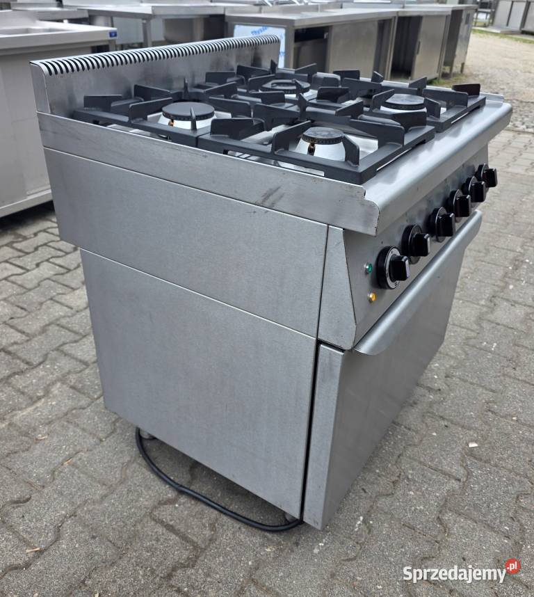 Kuchnia Gaz 4 Pal Piekarnik Elekt STALGAST M1582 Nowe Skalmierzyce