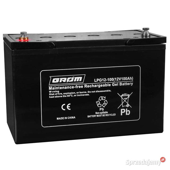 GROM 12V 100Ah LPG12100 Pozostałe Wrocław