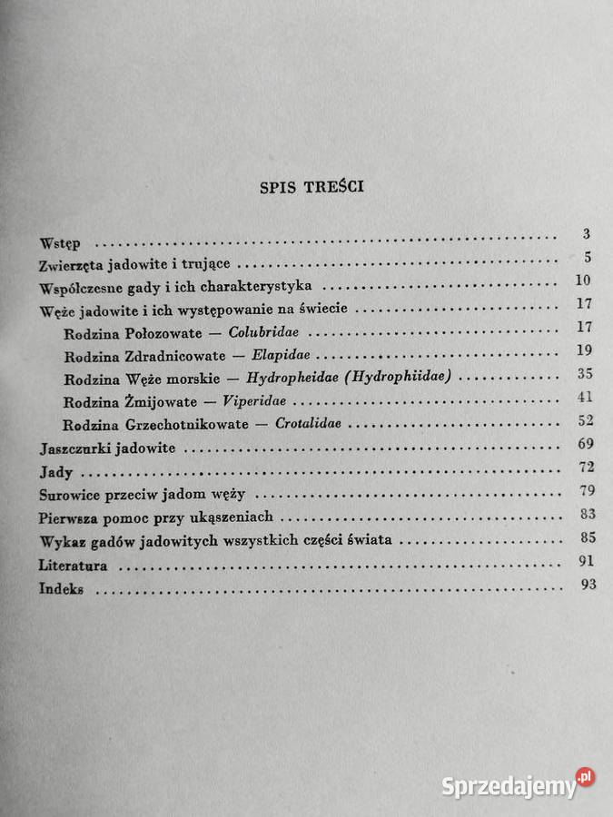 Gady jadowite Atlas Wacław Jaroniewski Gdynia