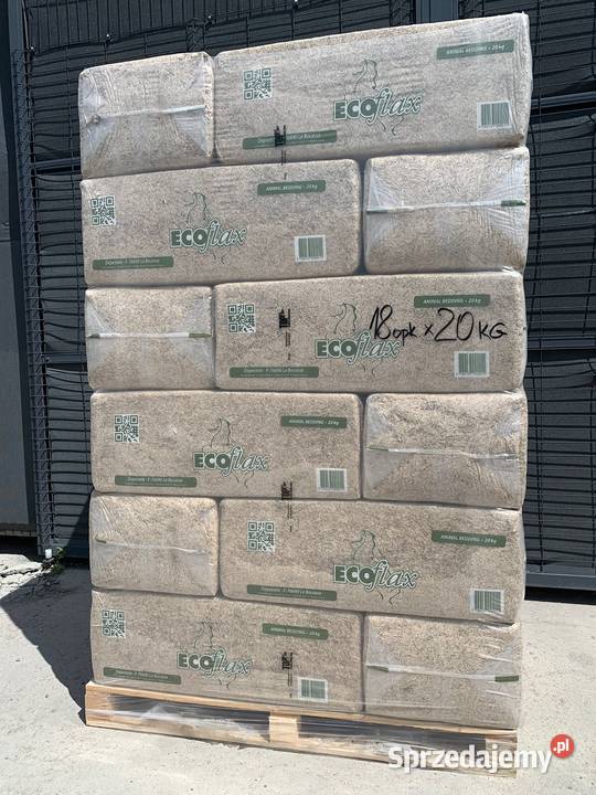 Ściółka zwierząt ściółka lniana opk20 paleta 18 Dla koni Białystok