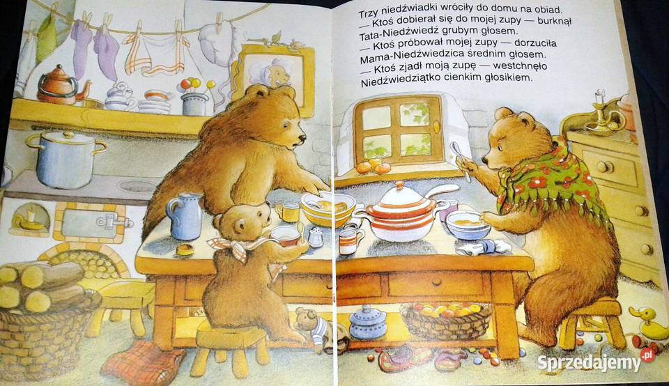 Złotowłosa i trzy niedźwiadki Bajki na dobranoc Chełm