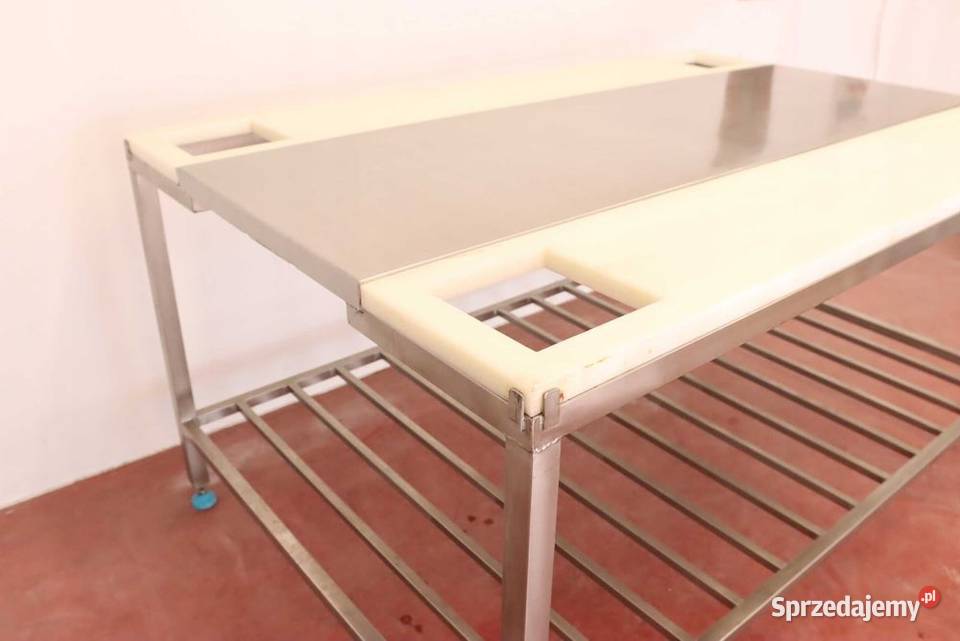 Masarnia Stół rozbiorowy obustronny z wkładami