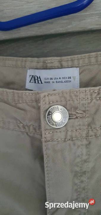 Zara spodnie cargo 36 Spodnie
