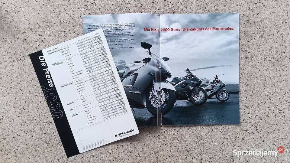 KAWASAKI Ninja GPZ VN KX i inne Program 2000 motoryzacja, transport Bytom