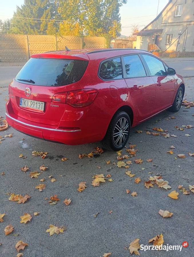 Opel Astra J 14 benzyna turbo welurowa tapicerka Astra