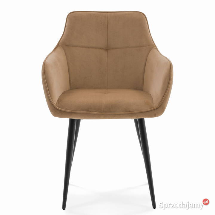 Ciembobeżowe Krzesło Tapicerowane Quattro Krzesła wielkopolskie Tarchały Małe