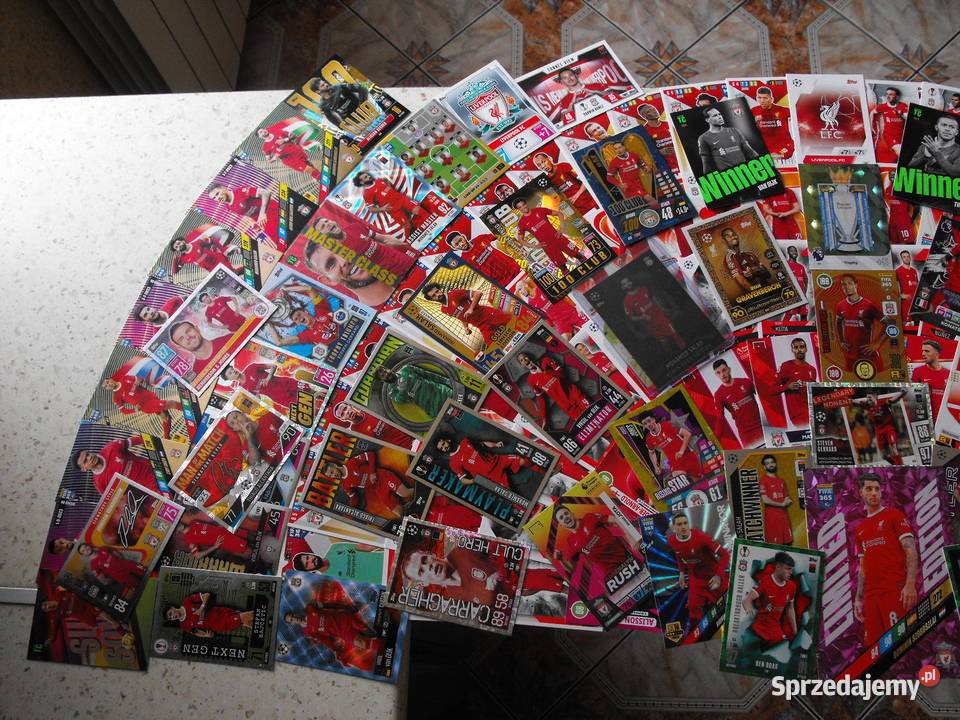FC LIVERPOOL Zestaw 145 kart PANINI TOPPS Karty