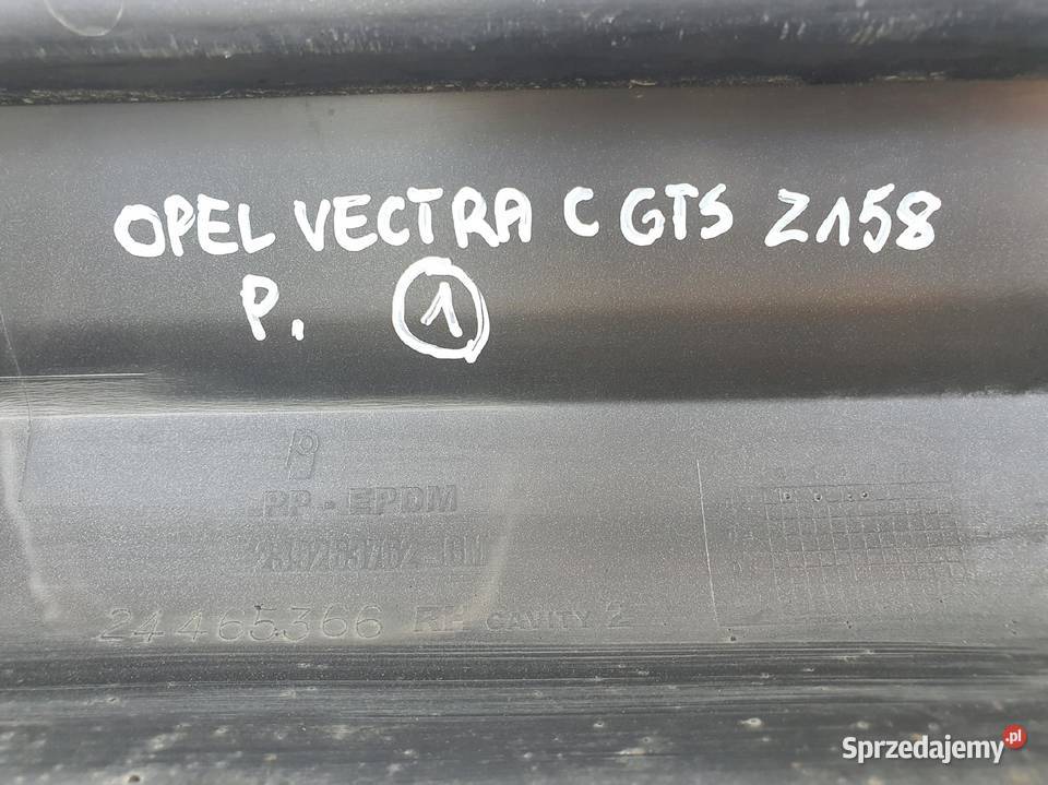 Opel Vectra C GTS HTB PROGI NAKŁADKI PROGOWE Rudka
