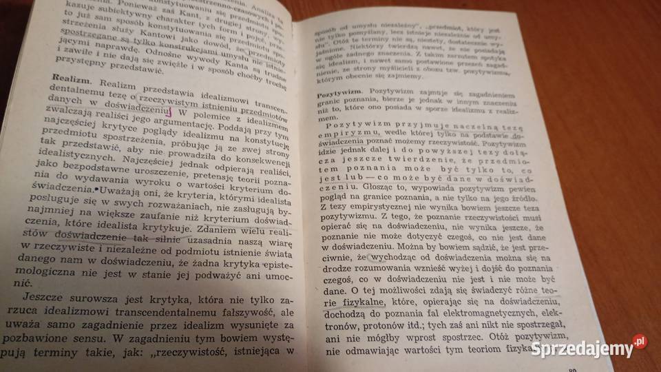 Zagadnienia i kierunki filozofii teoria poznania studia Podręczniki