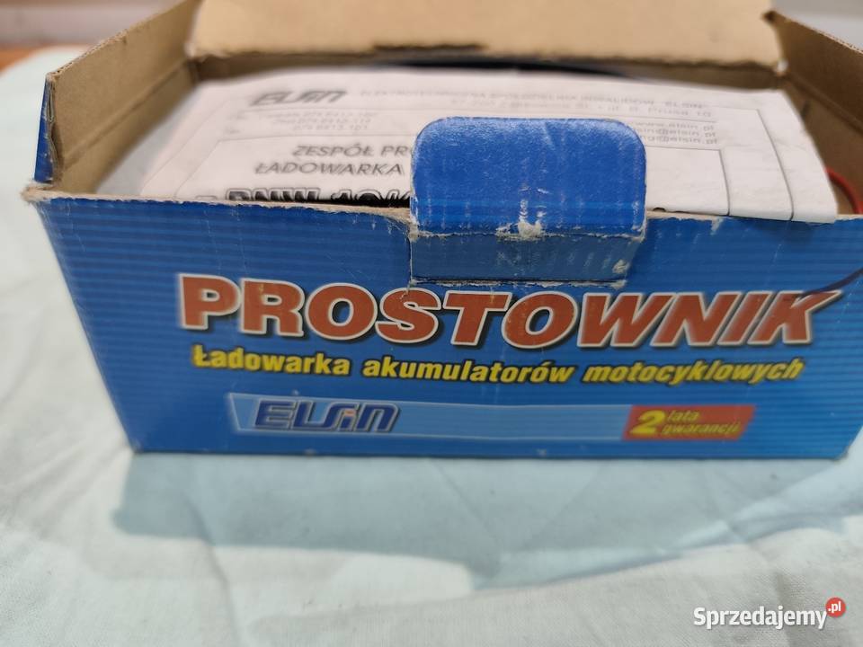 Prostownik do ładowania akumulatora motocykla Pszczyna