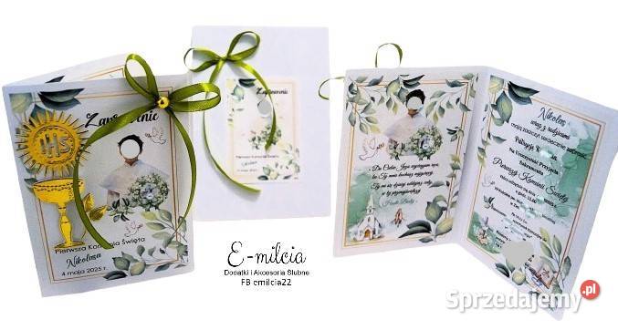 Zaproszenia z okazji I Komunii Św Zielona Góra sprzedam