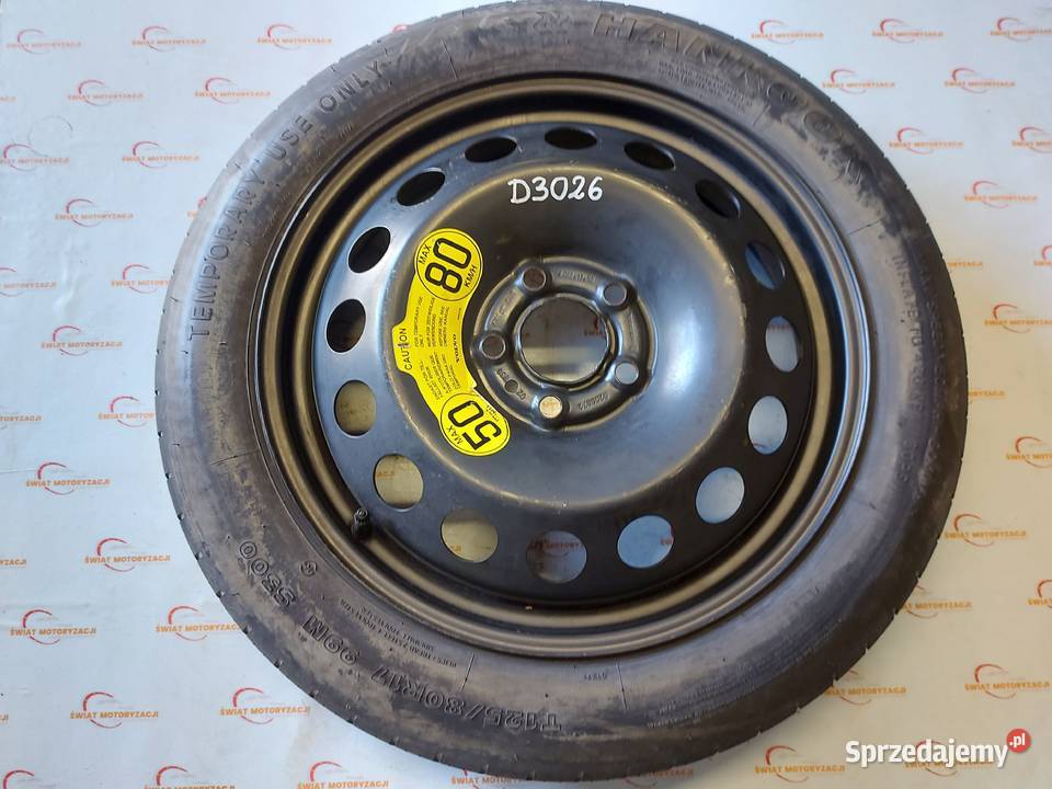 VOLVO S60 S80 I V70 II koło dojazdowe 1258017 Koła dojazdowe Kielce sprzedam