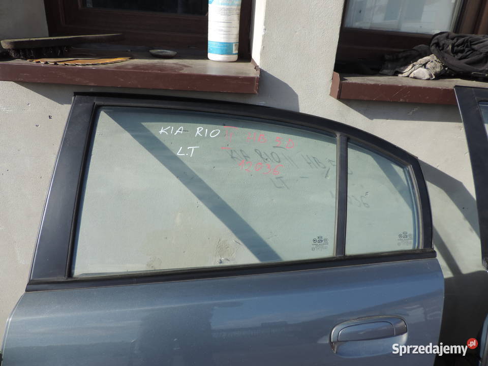 KIA RIO 2 HB 5D DRZWI LEWY TYŁ Rok produkcji 2006 Motoryzacja Nowy Sącz