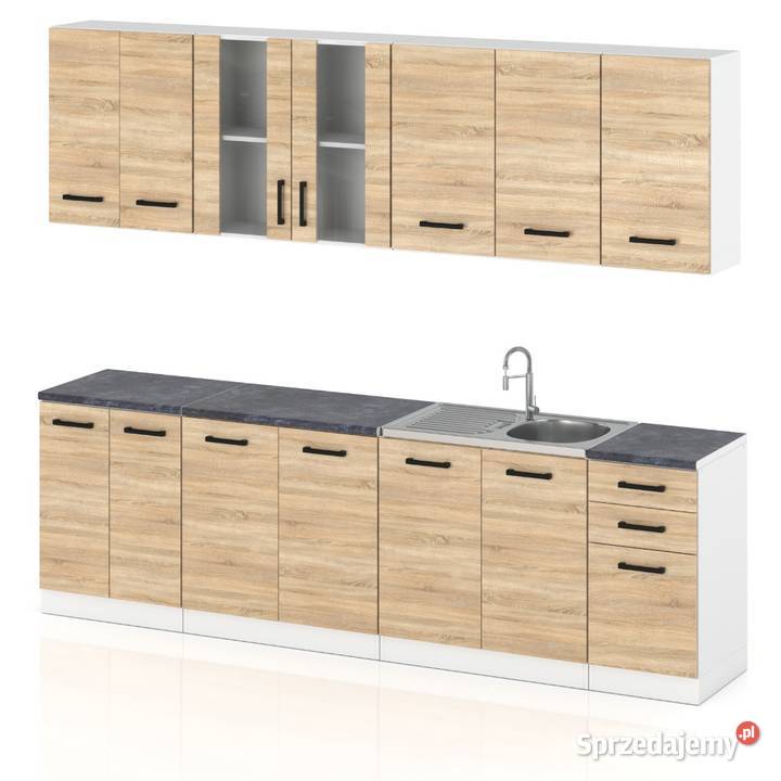 Meble Kuchenne Drewniane Kuchnia Jowita 26m 47cm Elbląg