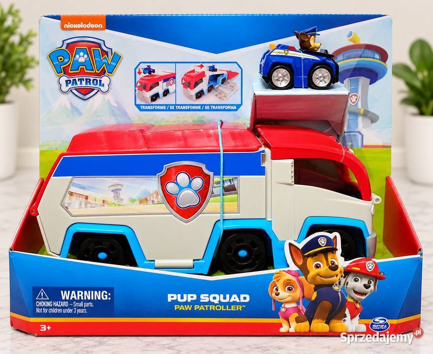 PAW Patrol Pup Squad Paw Patroller Chase Spin Przeźmierowo