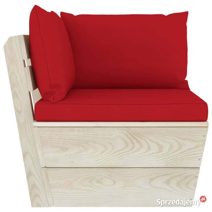 Ogrodowa sofa 2osobowa z palet z poduszkami mazowieckie