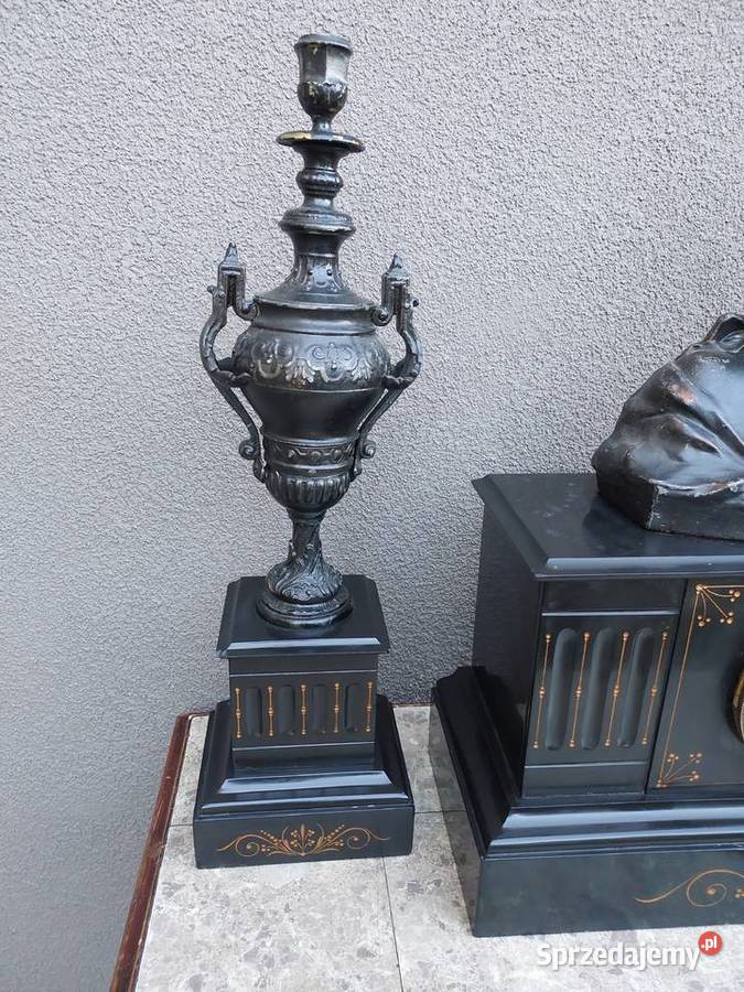 Stary zegar kominkowy Vincenti Cie kandelabry Tczew sprzedam