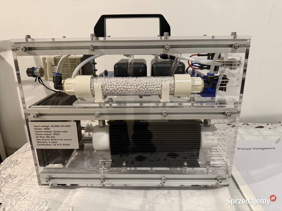 Generator do ozonoterapii ozonowanie wody oliwy