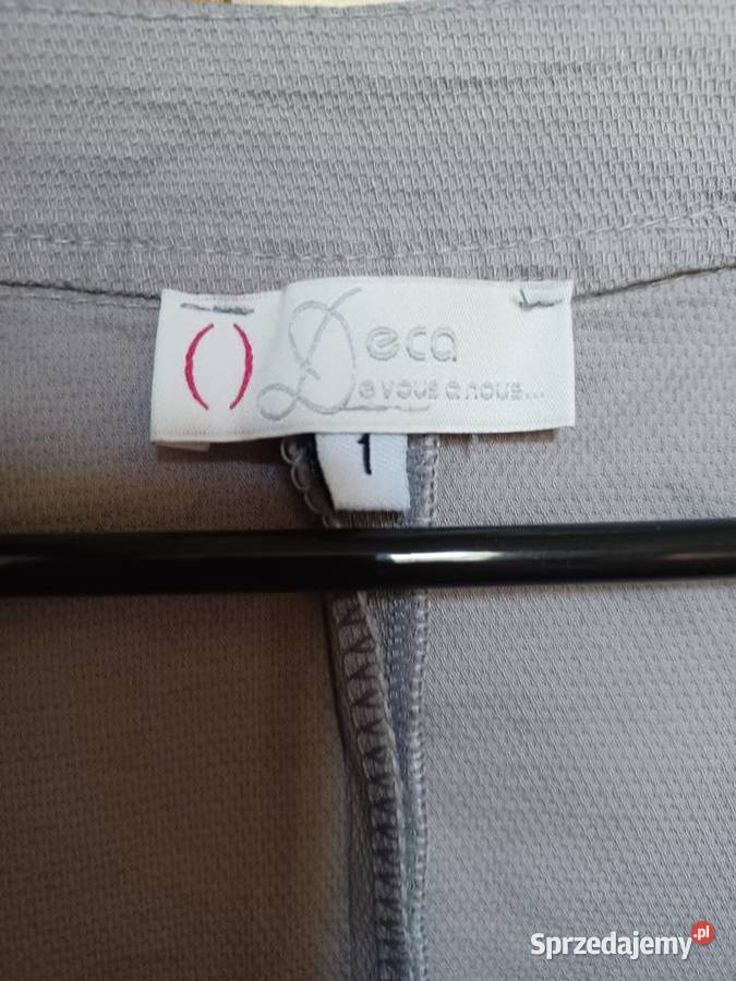 Szara lekka kurteczka bawełniana rozmiar SM Rzeszów