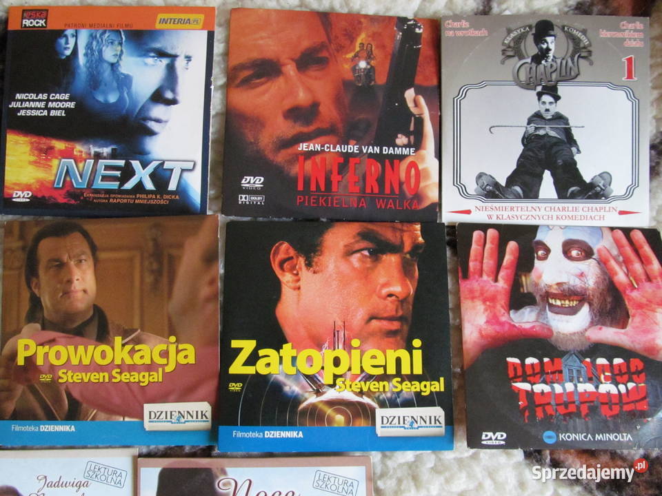 Płyty DVD z filmami zestaw 13 nowe lubelskie