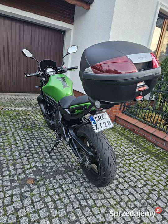Kawasaki ER6N motocyklisty śląskie Nędza