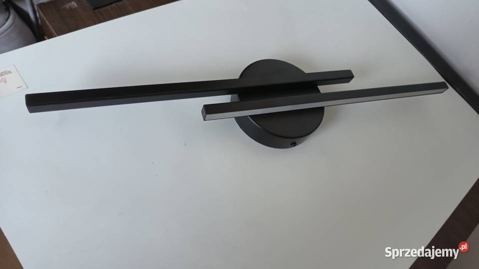 Lampa ścienna LED czarna 14W neutralna kinkiet