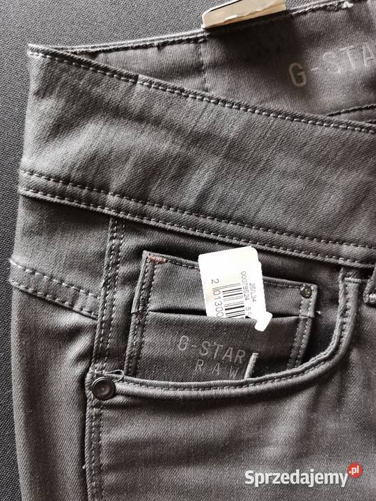 GSTAR RAW DENIM wąskie rurki Jeans W26 L34