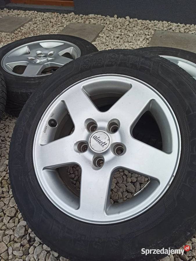 Komplet 4 alufelg Aluett 15 5x110