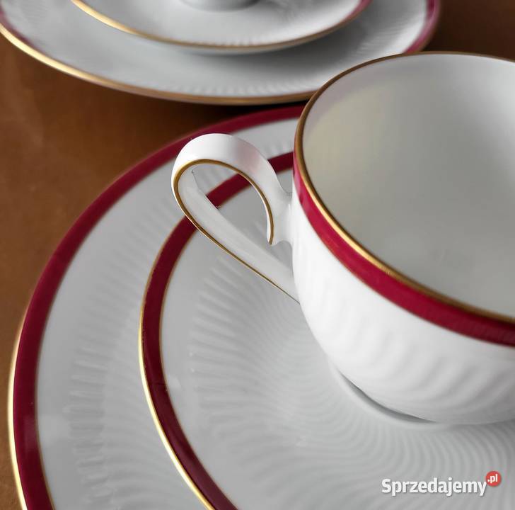 Edelstein Bawaria serwis do kawy 10 osób Porcelana i szkło Szczecin sprzedam