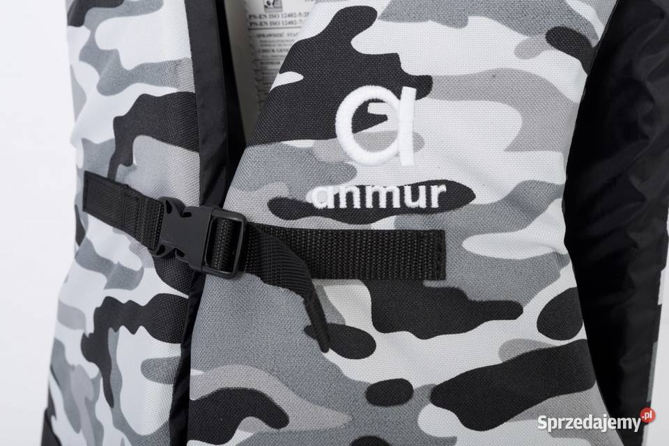 Kamizelka asekuracyjna kapok XXL moro szare Rzeszów