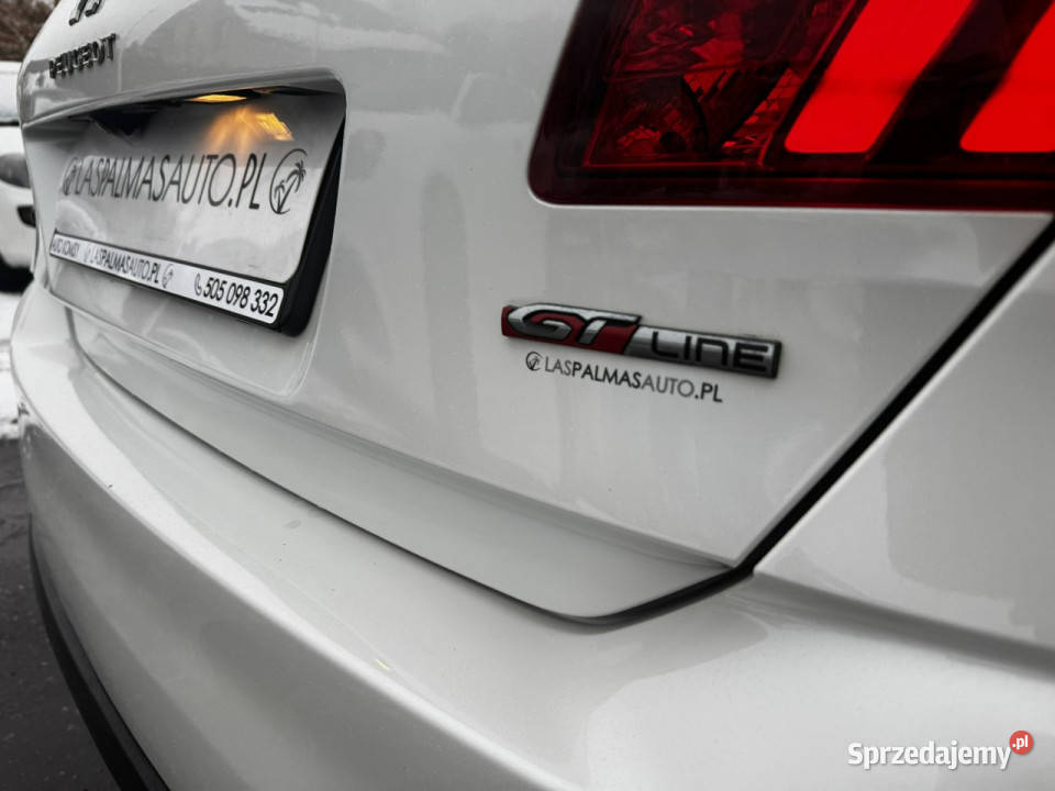 Peugeot 308 RatyZamianaGwarancja GTline biała Zarejestrowany w Polsce Gdów