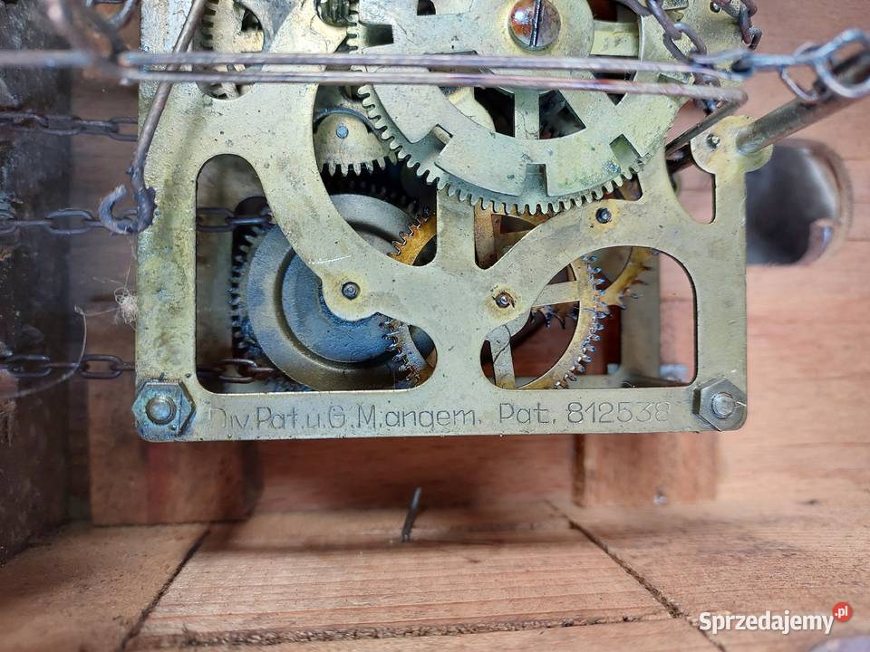 99 stary zegar kukułka szwarcwald Div Pat u GM Antyki, Sztuka, Kolekcje pomorskie Tczew