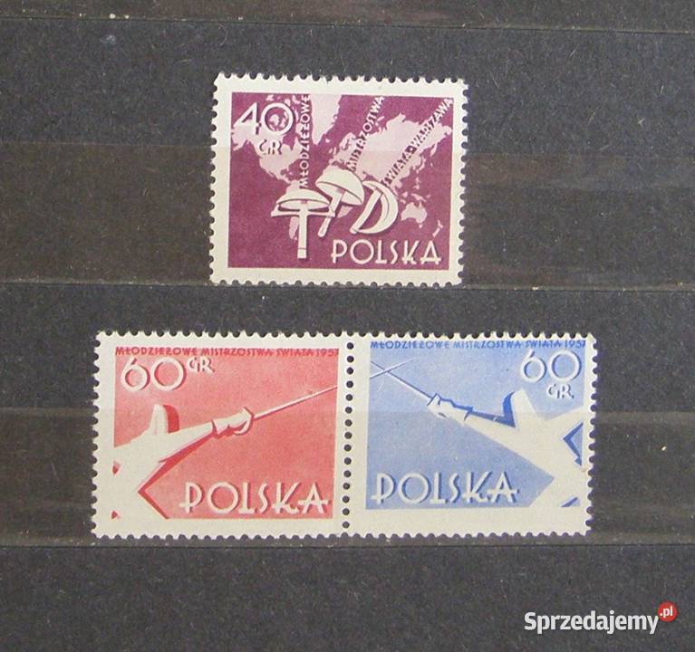 Znaczki pocztowe Polska Zestaw 128 rezerwacja Łódź