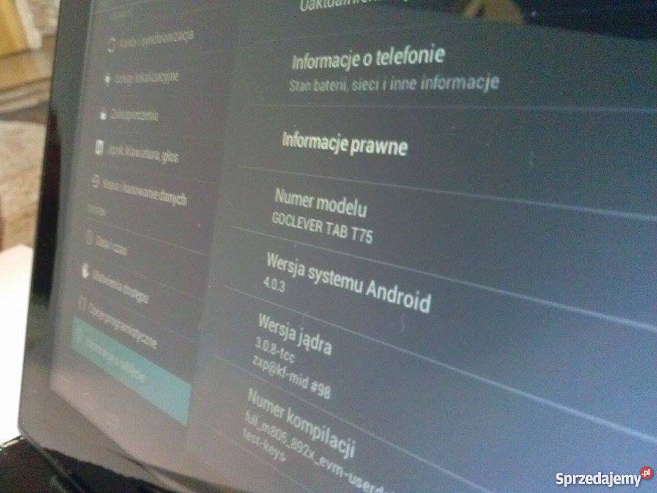 Tablet GoClever TAB T75 12 GHz 512 RAM Olkusz