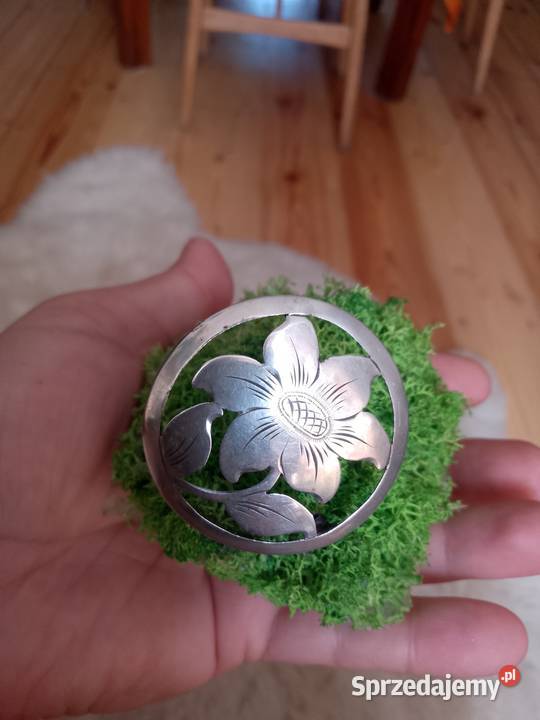 Broszka Theodor KLotz srebro Częstochowa