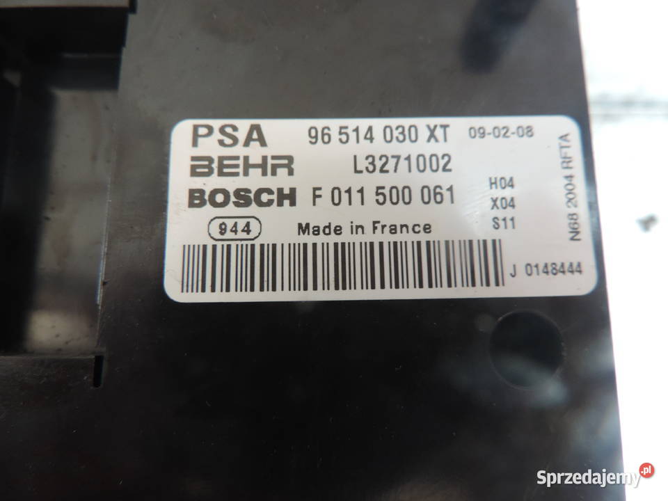 PANEL NAWIEWU CITROEN XSARA PICASSO CLIMATRONIC panele sterowania, przełączniki Nowy Sącz