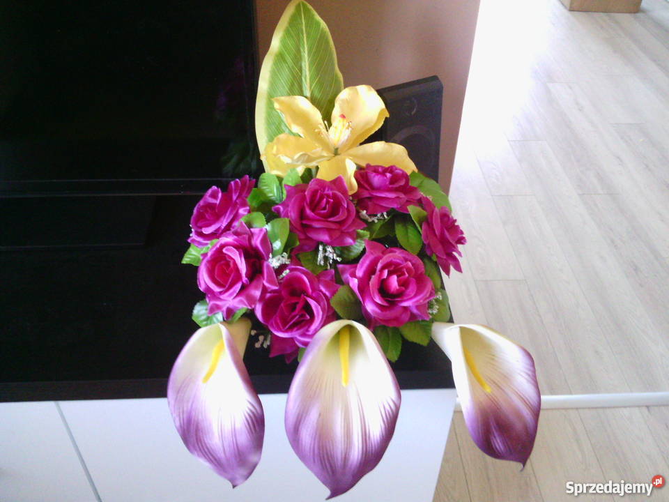 wiązanki kompozycje na cmentarz CENY HURTOWE Kórnik