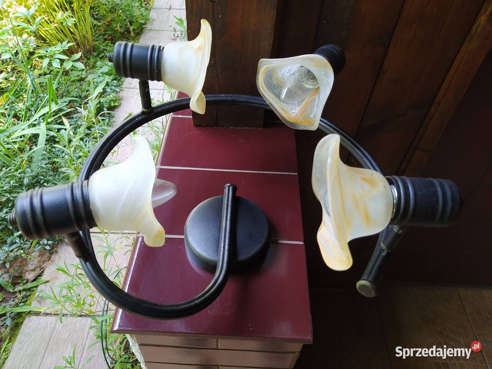 Lampa sufitowa ścienna 4x 40W oprawki E14 Kazimierza Wielka