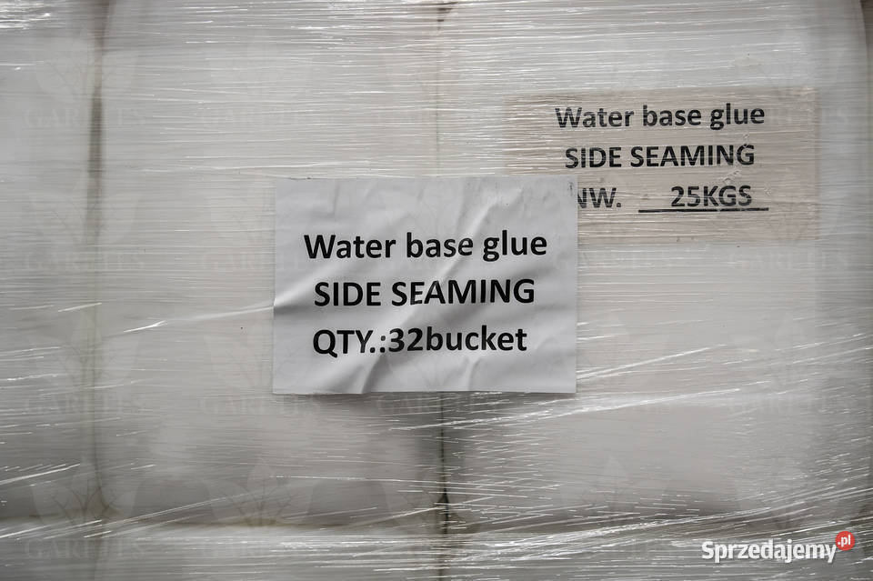 Klej wodny Water base glue side seaming Warszawa
