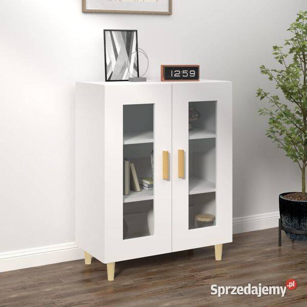 vidaXL Szafka biała 695x34x90 materiał Warszawa