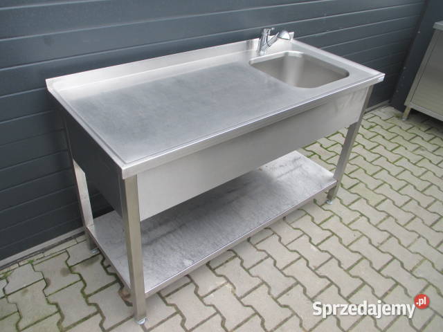 ZLEW GASTRONOMICZNY 1 KOMOROWY Z PÓŁKĄ 1406085 Ostrów Wielkopolski