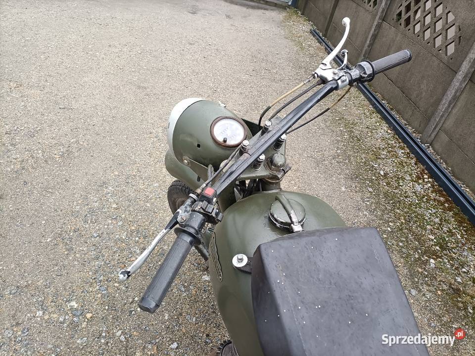 Jawa 350 Monark z dokumentami do rejestracji w